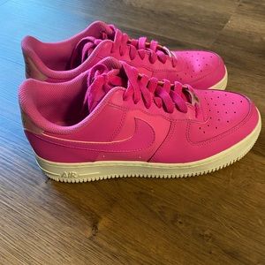 Pink Nike air forces